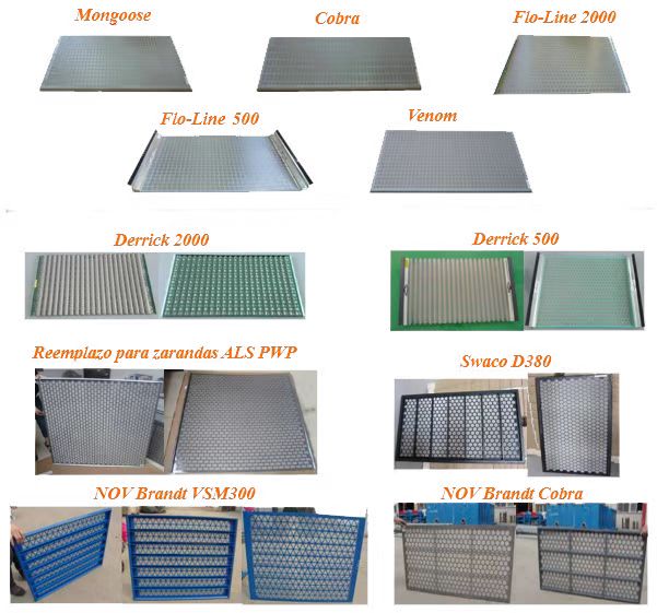 Shale Shaker Screen Vibrating Screen for Petroleum Oilfield Drilling Mud